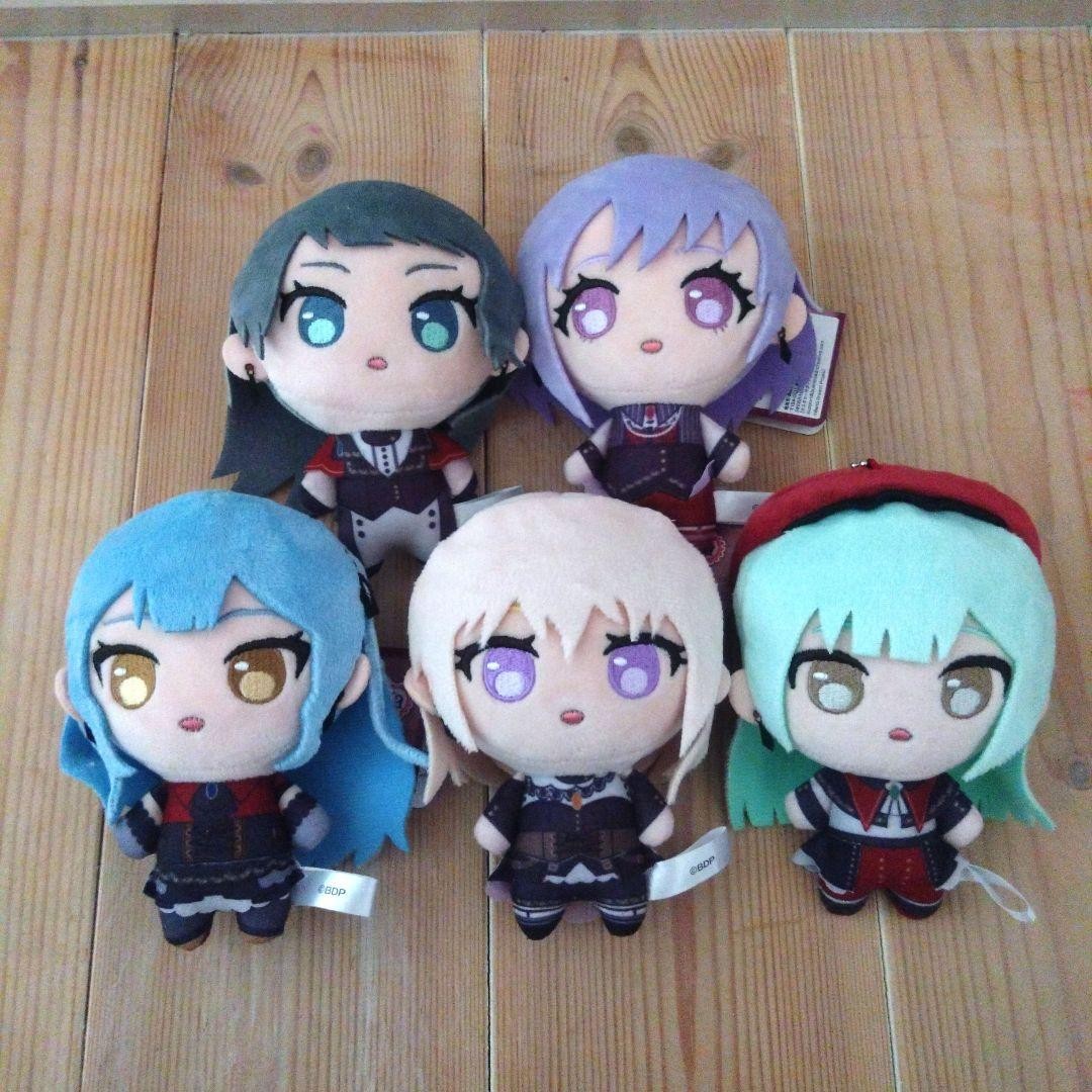 BanG Dream! Puchish! Ave Mujica Plush Set of 5 Amusement Prize | eBay