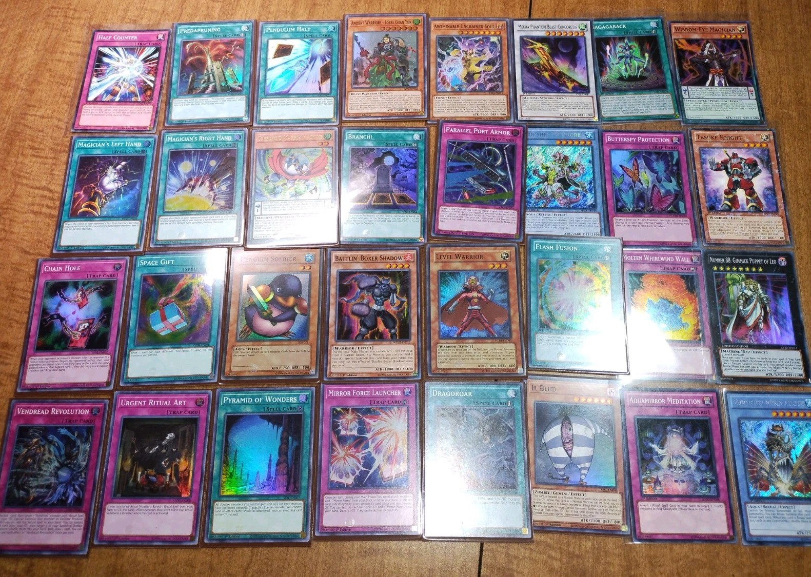 Yugioh 32 Card Lot  Super Rare Ultra Rare Secret Rare?