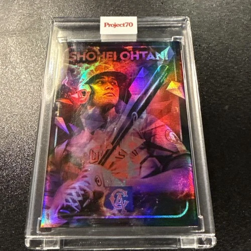 Topps Project 70 Card # 625 Shohei Ohtani by Mikael B. LE Rainbow Foil 09/70