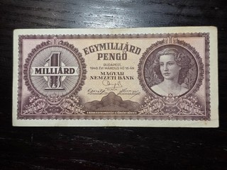 Hungary 1 Billion Pengo 1946 P 125