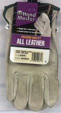 HAND MASTER ALL LEATHER GRAIN DRIVER MEDIUM SIZE GLOVES X3