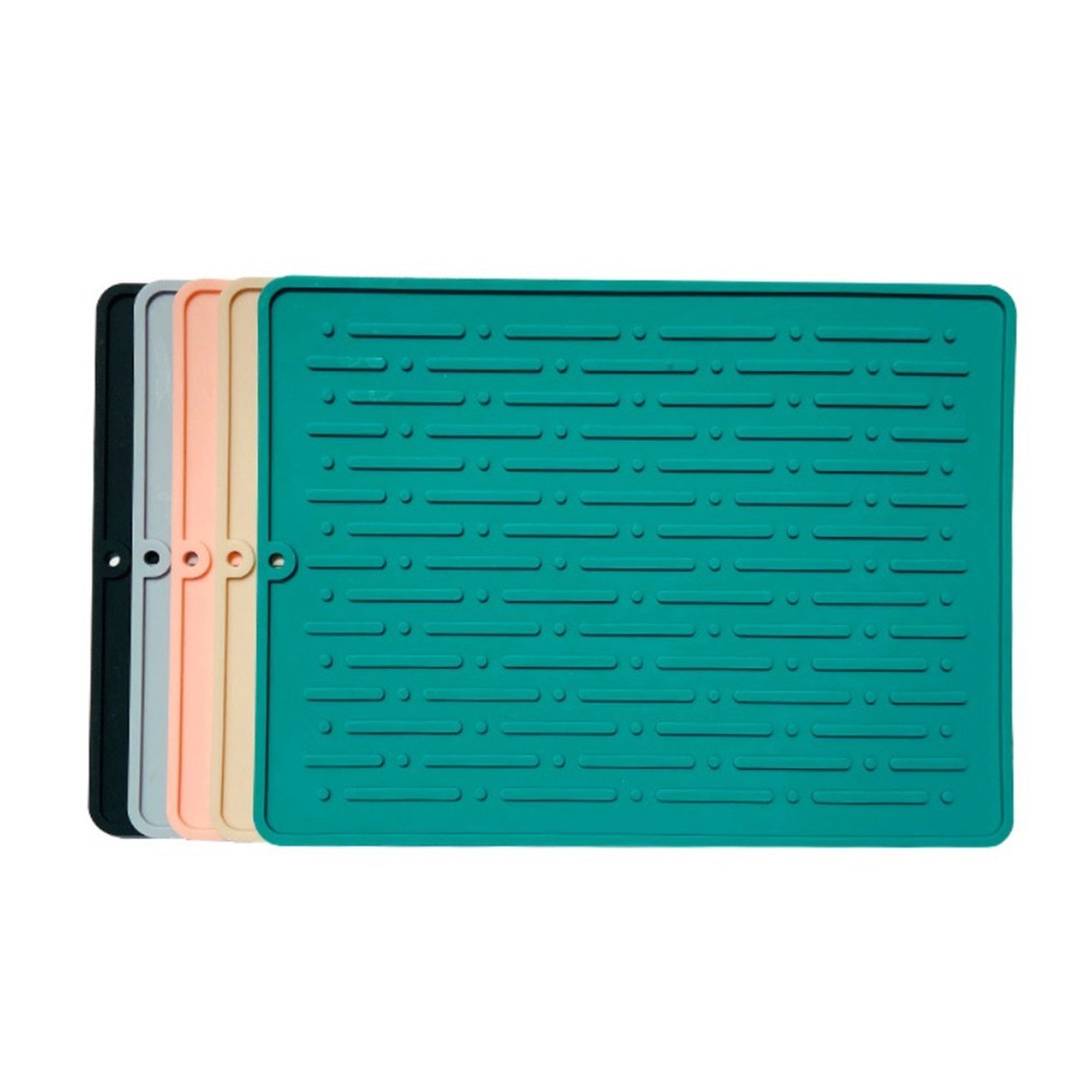 Silikon Abfluss Pad für Küche Spüle 12 x 8 Zoll mit schnellem Wasserabfluss