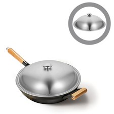 Stainless Steel Pot Lid Pan Top Cover Dome for Pans Work Universal