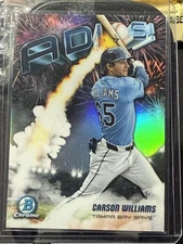 2025 Bowman Chrome #AD-21 Carson Williams Adios Refractor