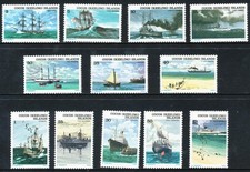 COCOS (Keeling) ISLANDS 1976 Ships, set of 12 mint never hinged
