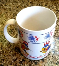 Stars in Motion Sam the Olympic Eagle 1980 Papel Vintage Coffee Mug Vons