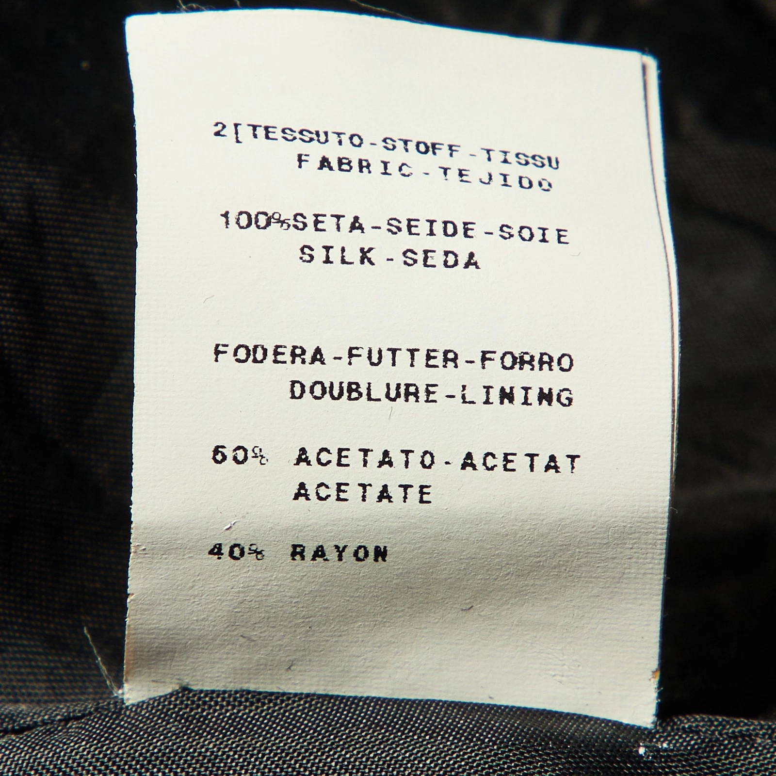 Abito midi Moschino economico e chic nero in crepe S