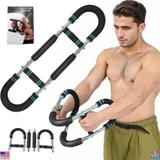 Adjustable 40-100lb Arm Trainer - Portable Chest & Forearm Workout Equipment