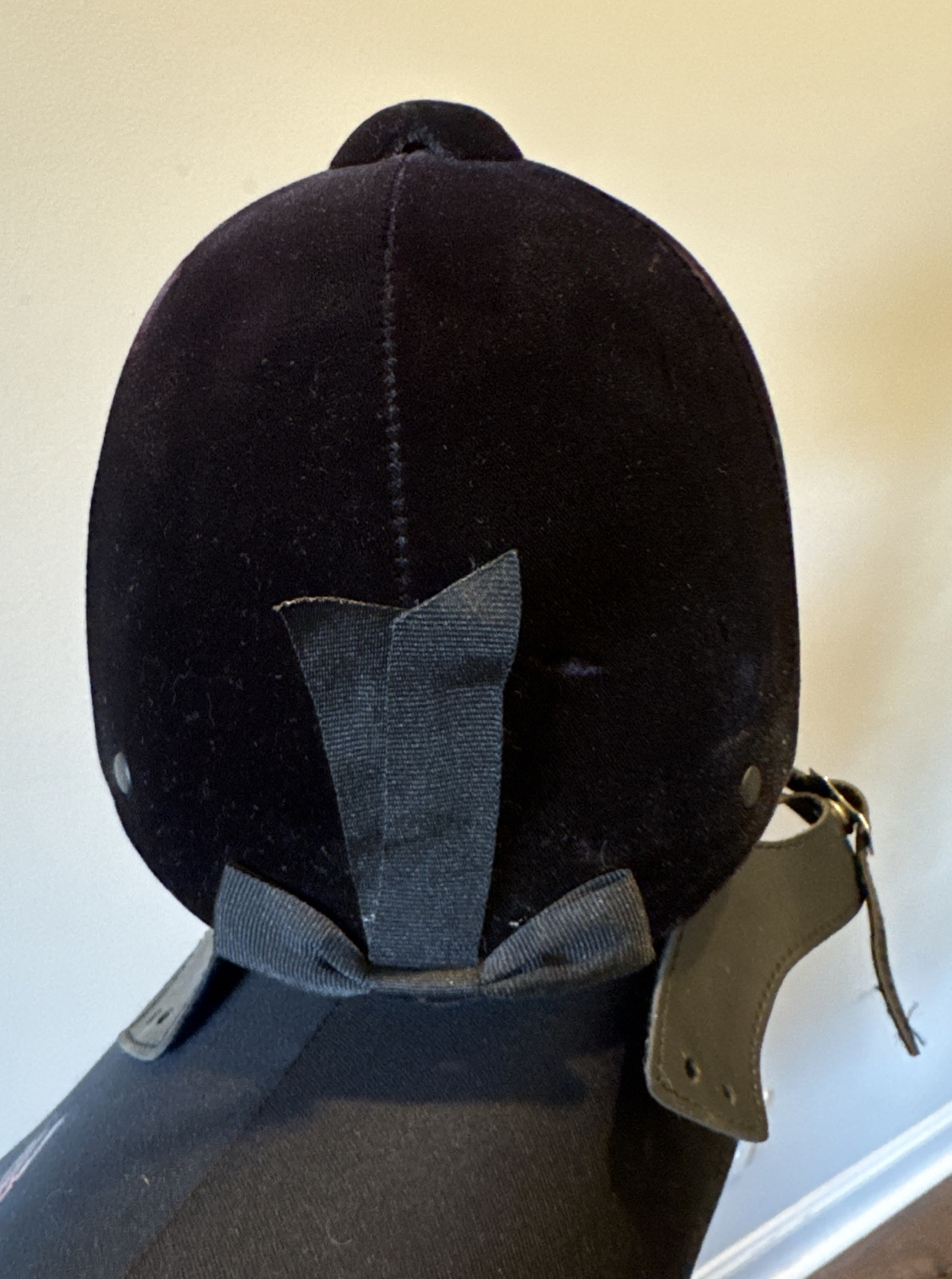 Casco in velluto equestre bambino taglia 6 e 5 8 US Pony Club nero