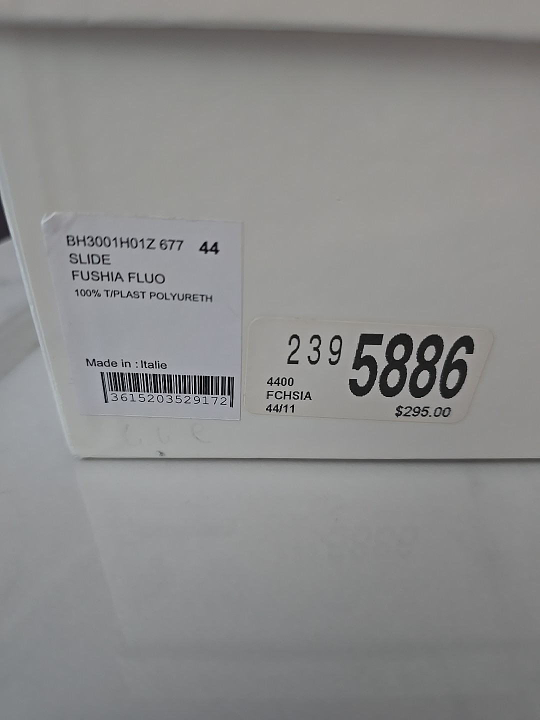 Givenchy Fluro PINK  Rubber Sliders Size 10 UK, 44 Eur BNIB Never Worn image 7