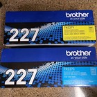 Cartouches de toner jaune cyan Brother TN227C et TN227Y d'origine neuves scellées OEM