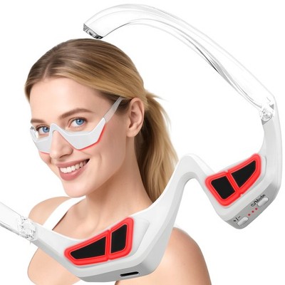 Revitalize Eyes with Red Light Therapy & EMS for Dark Circles, Eye Bags