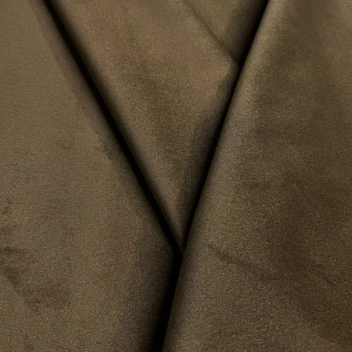 Brown Velvet Velveteen Moleskin Upholstery Fabric By The Yard 54" Wide - product listing photo