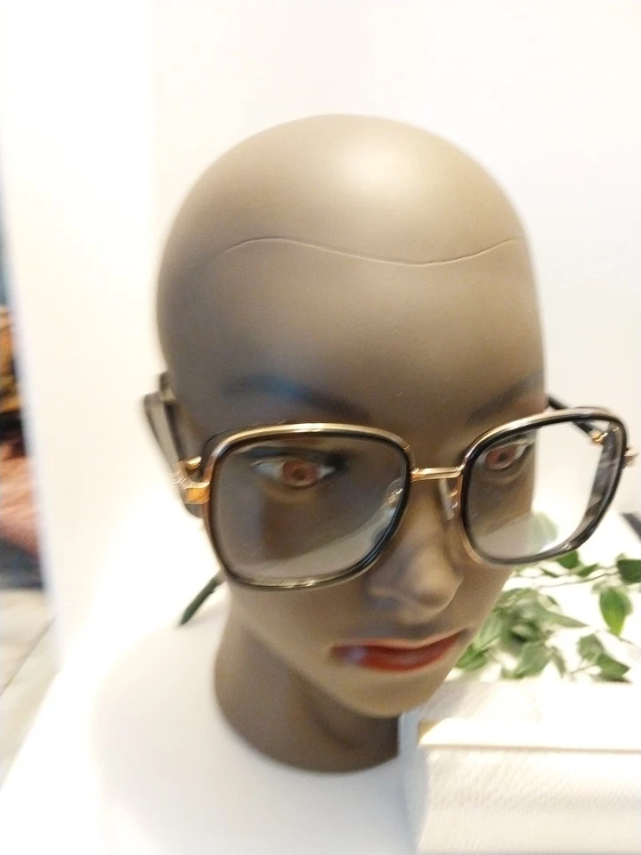 Gafas de sol cuadradas negras para mujer Jimmy Choo ELVA/S 2M29O lectores 54-20-130 bonitas Foto 2 de 4