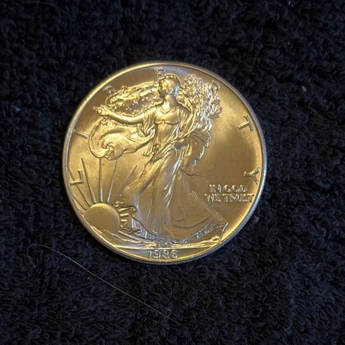 US Mint 1986 (BU) American Eagle 1oz Silver Coin .999 Business Strike NICE COIN