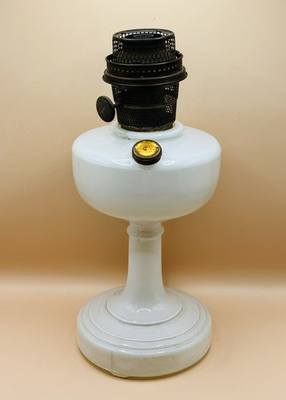 #ad Vintage Aladdin Model B quot;Simplicityquot; White Clear Painted 13.5quot; Model 1949 53 $90.00