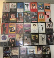 86 Cassette Tape Lot Mixed Pre Recorded Albums Blank Maxell TDK UR