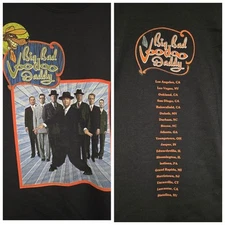 Vintage Big Bad Voodoo Daddy Shirt Adult XL Black Tour Swing Band Music Dance
