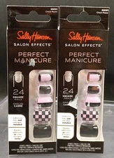 Sally Hansen Salon Effects Press-On Nails - #SQ051 Check Please - 24 Ct.  Qty 2