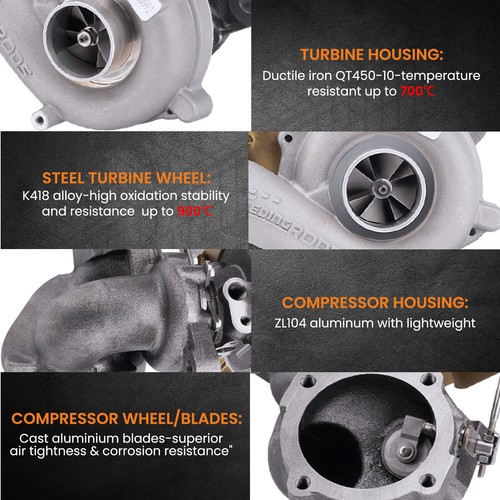 Turbo Turbocharger Upgrade For Audi A3 TT VW Beetle Seat Ibiza 132Kw/180Ps - Picture 11 of 12
