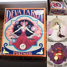 DEVA TAROT DECK CARDS Herta Drnec Roberta Lanphere PIATNIK FORTUNE 🔮 OOP 1986