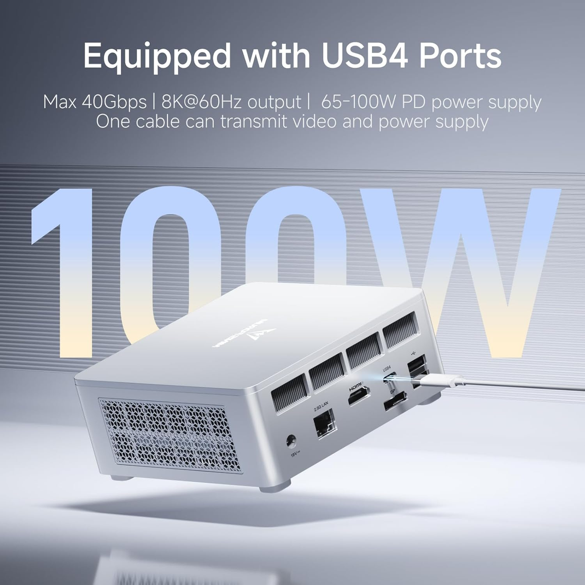 Minisforum UM870 Slim Mini PC AMD Ryzen 7 8745H Mini Computer 8C 