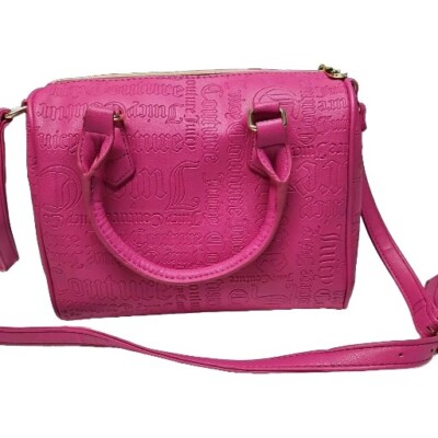 NWT!! JUICY COUTURE ~ Deboss Logo Rasberry Tart Speedy  display picture 2