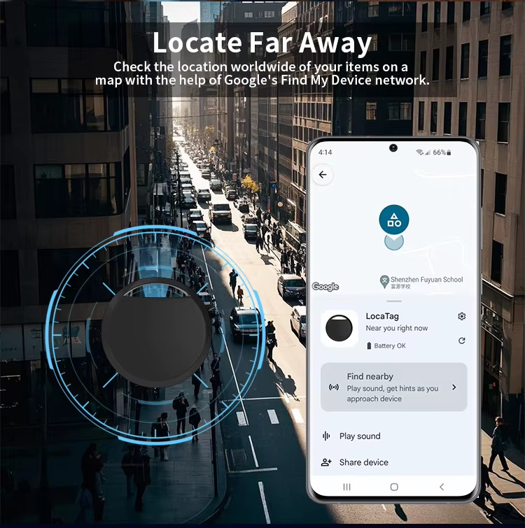 Localizzatore GPS Bluetooth per Telefoni Android Funziona con Google Auto Moto - Miniatura 5