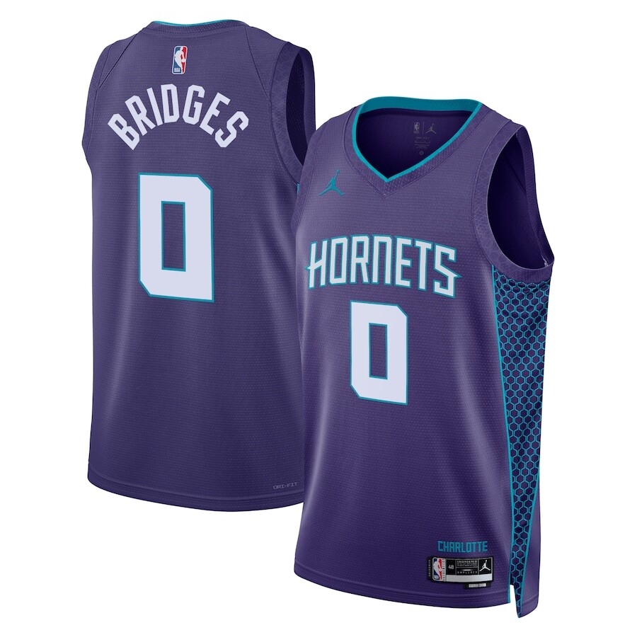 Charlotte Hornets Miles Bridges #0 Jordan NBA Swingman Jersey