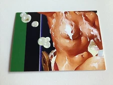 2019 LOST WACKY PACKAGES PIN UP GIRLS PUZZLE PIECE, IRISH RING MIDDLE CENTER NM 