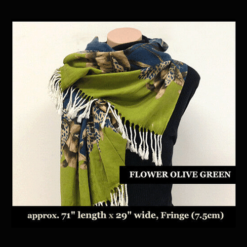 High Quality Soft Material Wide n Long Scarf - Shawl Size Made in Korea -Special - Picture 6 of 34