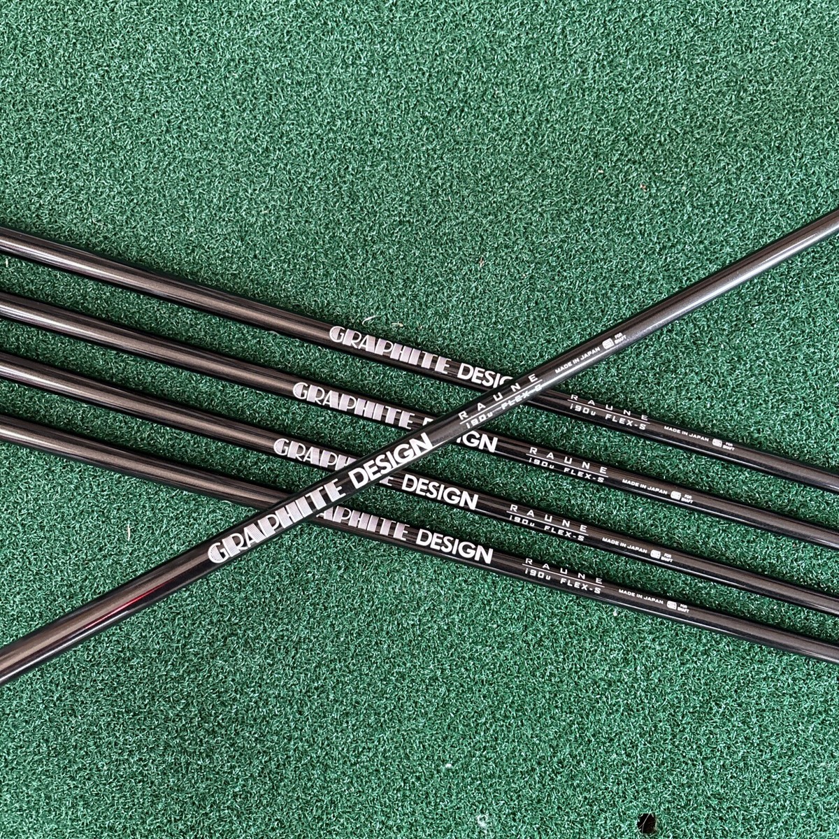 Graphite Design Raune i90 U S Flex Iron Shaft Set Used Pulled 5