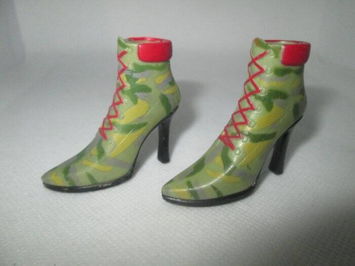 Bratz Girlz Doll Shoes ~❤️~ Wildlife Safari Fianna Camo Boots #028