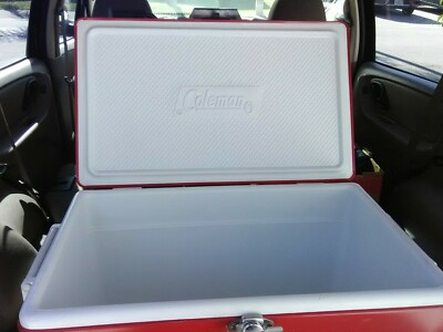 Vintage Coleman Cooler Red | eBay