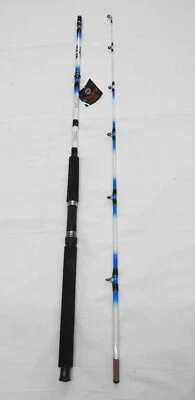 AMERICAN SPIRIT Classic Nite Stick Catfish Casting Rod 9' 2PC Glow Tip Blue