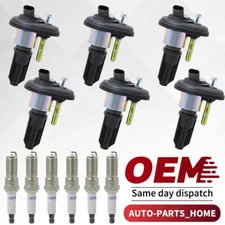6x Ignition Coils & 6x Iridium Spark Plug for Chevy Trailblazer GMC Canyon Buick