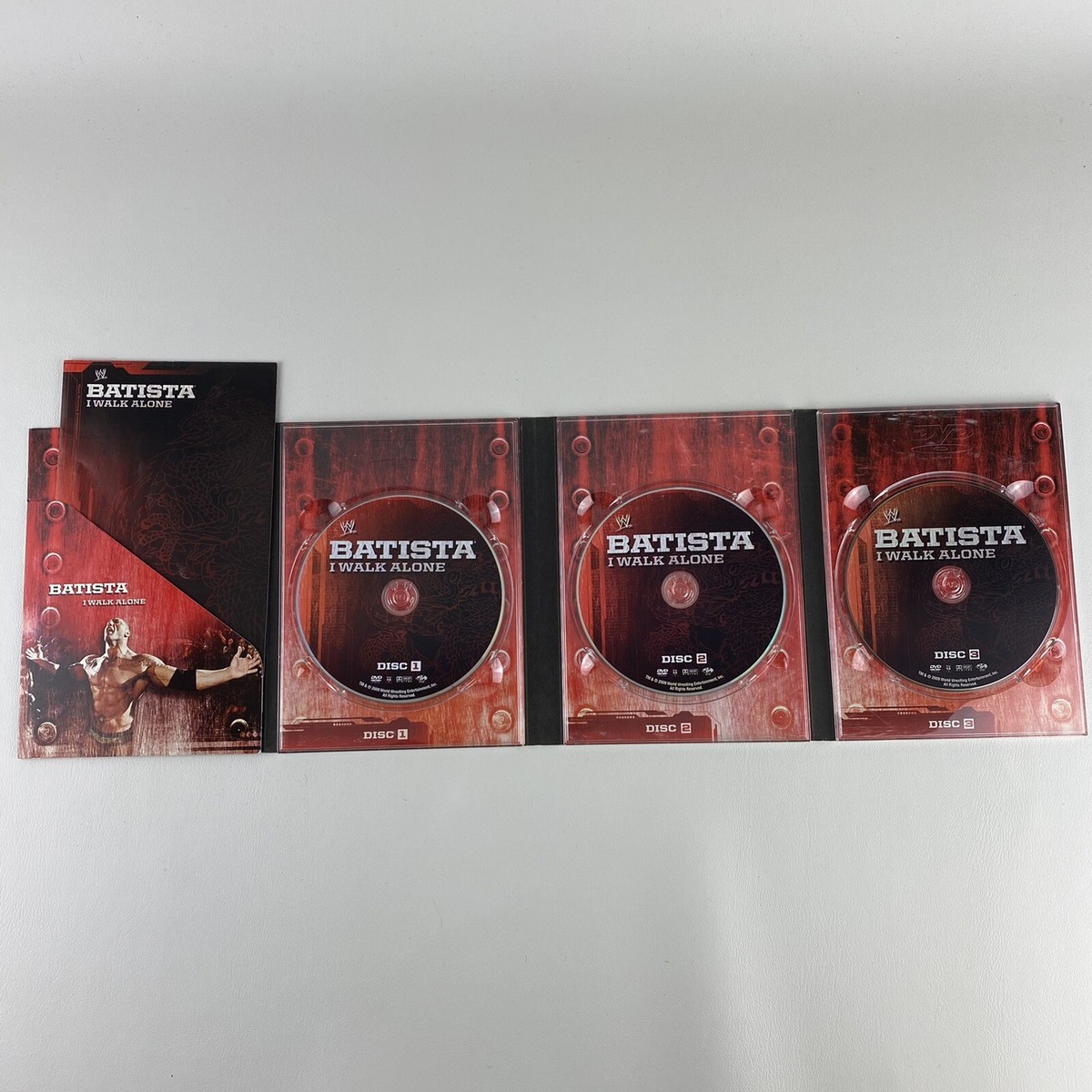WWE Batista I Walk Alone DVD 2009 Wrestling Pro WWF Superstars