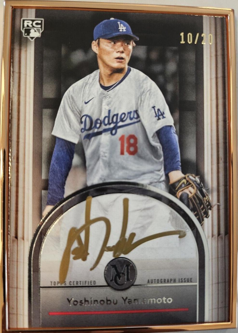 2024 Topps Museum Collection - Yoshinobu Yamamoto #FMA-YAM for