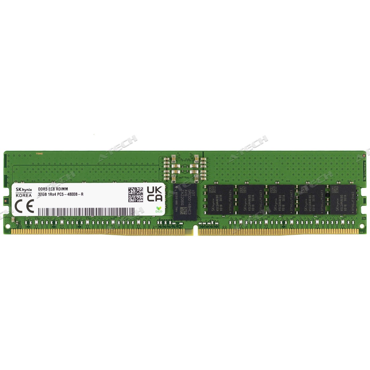 メモリー SK hynix DDR5 RDIMM 32GB Hynix 32GB 1Rx4 PC5-4800 EC8 RDIMM DDR5-38400 ECC Registered