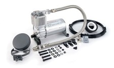 Viair 100c Silver Truck Mount Air Compressor For Train Horns - 12 Volt 130 Psi