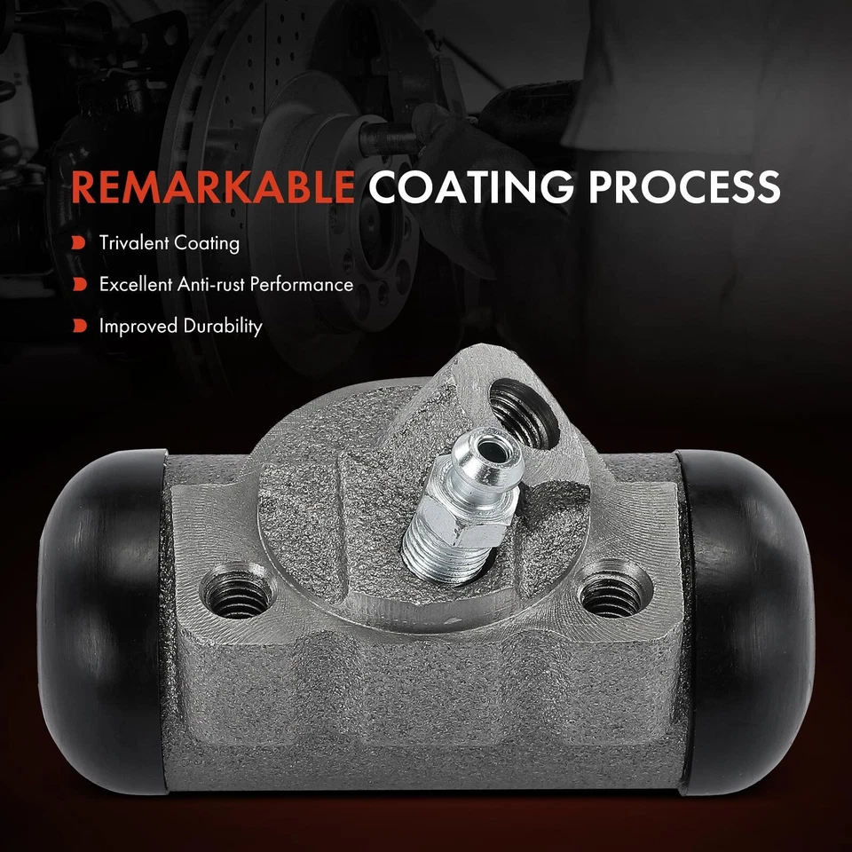 Cilindro de rueda de freno de tambor delantero izquierdo para Ford F-250 1966-1969 F-350 Jeep J-2500 Foto 3 de 4
