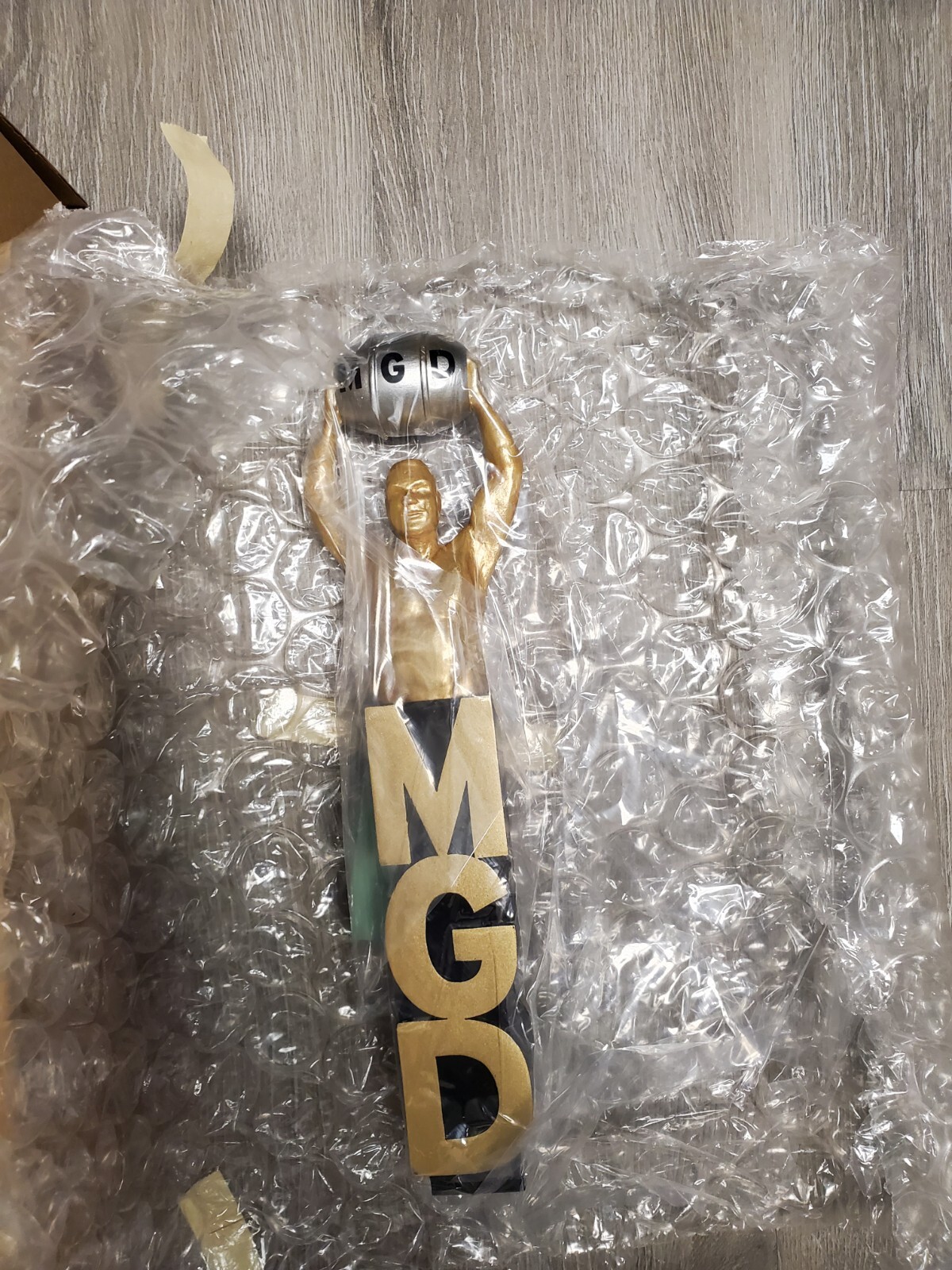 Miller Genuine Draft MGD Keg Man Beer 12” Tap Handle New Sealed eBay