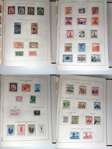 Colombia Classics Stamps complete album 1859-1958 108 pages with 433 stamps - Picture 14 of 18