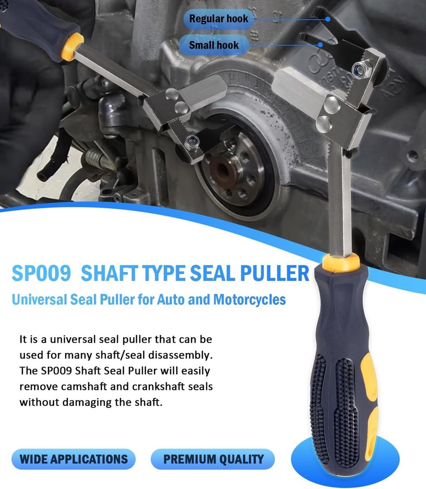 SP009 Shaft Type Seal Puller Application Cam Shaft Crank Shaft Auto