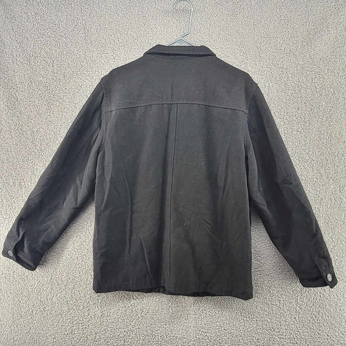 ジャケット・アウター 00s OLD NAVY wool blouson black L Old Navy Mens Quality Clothing Full Zip Black Winter Jacket