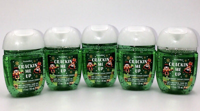 5 Bath & Body Works Crackin Me Up Peppermint Sugar Cookie Hand Gel Sanitizer NWT
