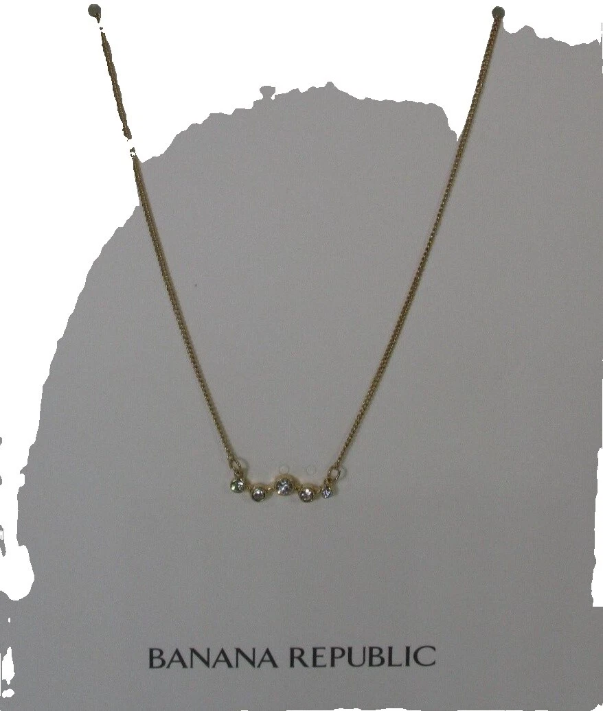 Declaración de latón Banana Republic Moda Collares y Colgantes