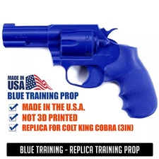 Blue Training Prop for COLT King Cobra (3in) - Solid Resin - Not a Gun