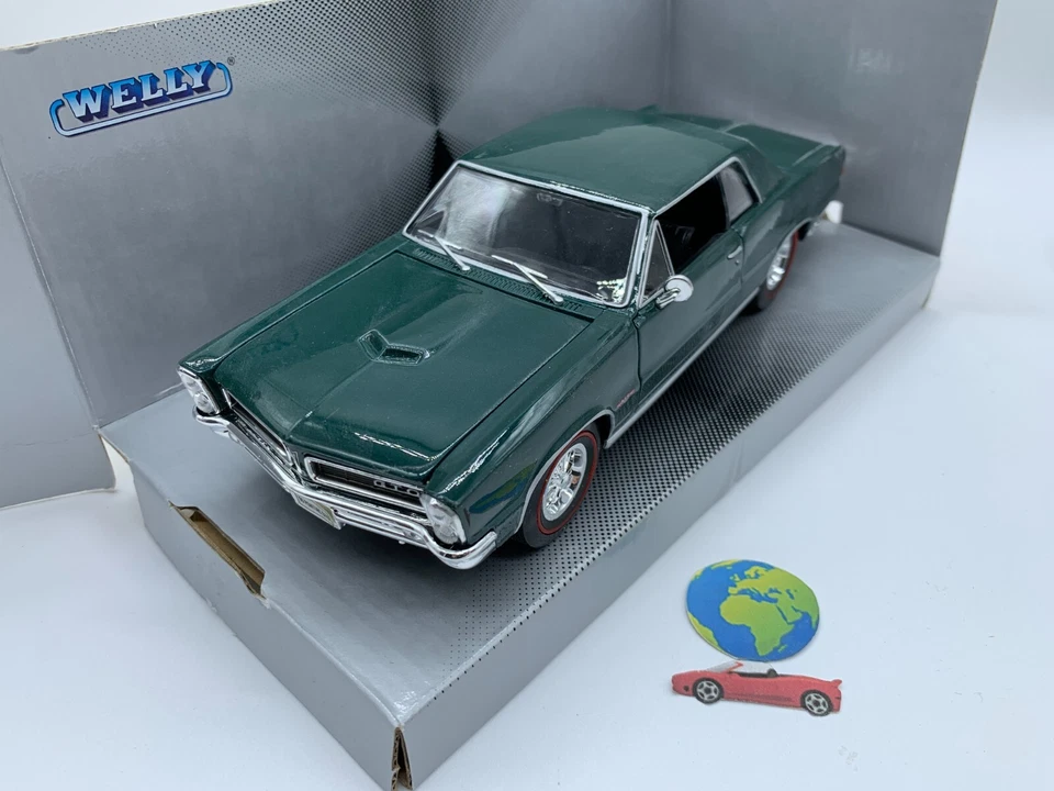 Welly Pontiac GTO 1965, automodello scala 1:24, vintage (1813) - Immagine 4 di 4
