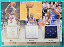 2003-04 Fleer Mystique Rare Finds Jerseys Dual #CWJH Chris Webber/Juwan Howard